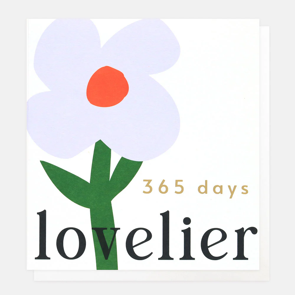 Daisy 365 Days Lovelier Birthday Card