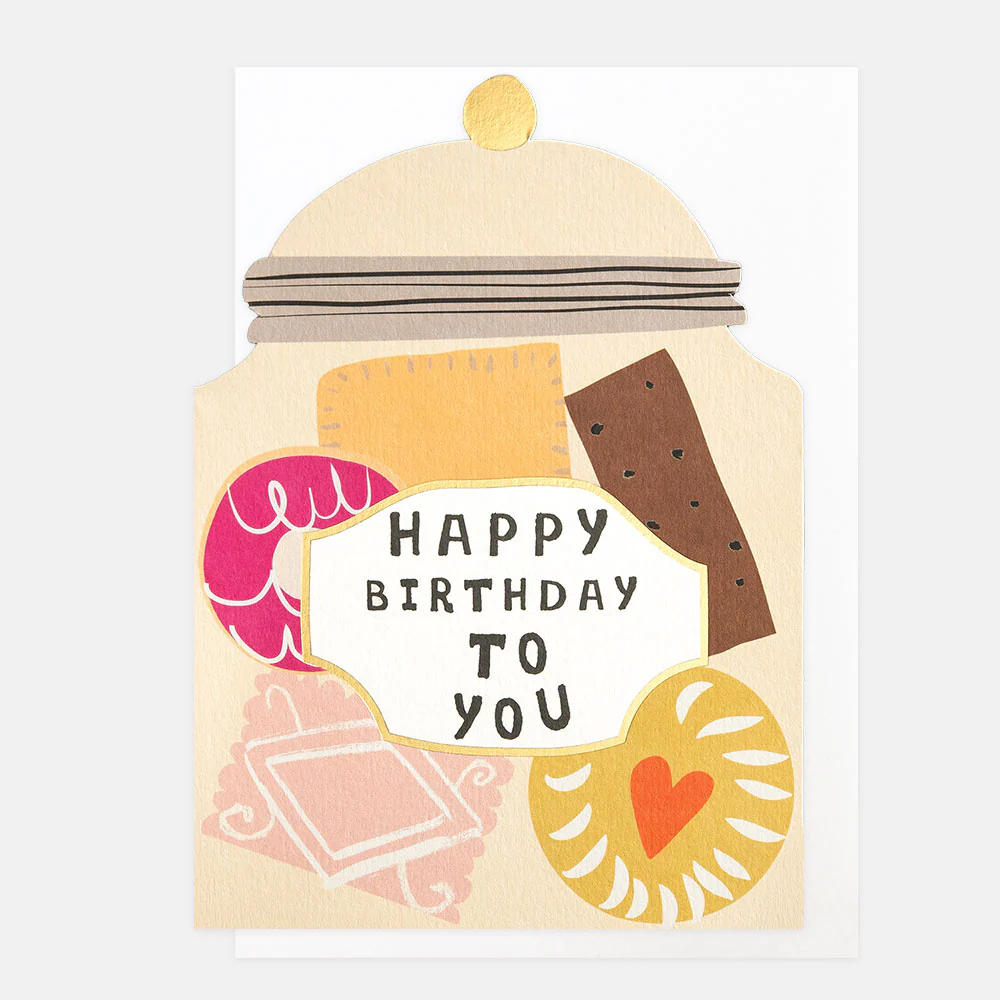 Biscuit Jar Birthday Card