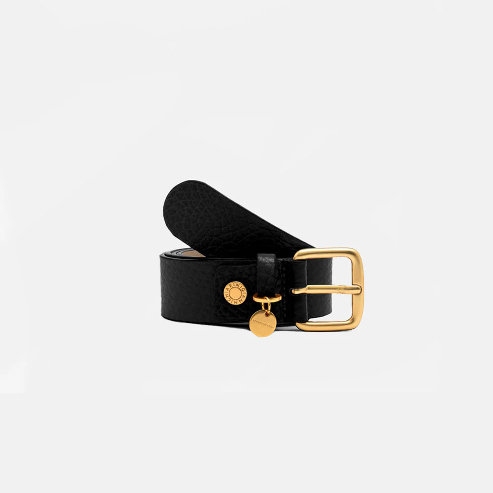 Black Leather Belt
