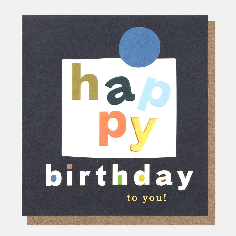 Bold Shapes Birthday Card