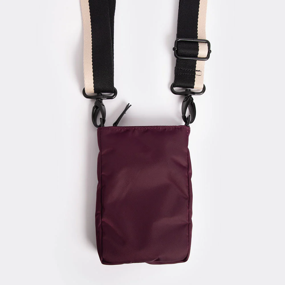 Burgundy Padded Phone Pouch Bag - Image 2