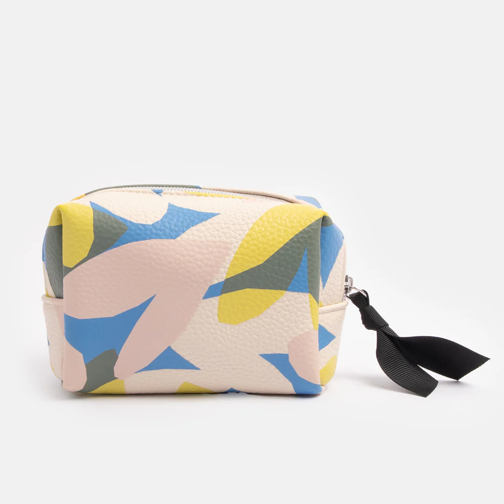 Confetti Hearts Mini Cube Cosmetic Bag - Image 4