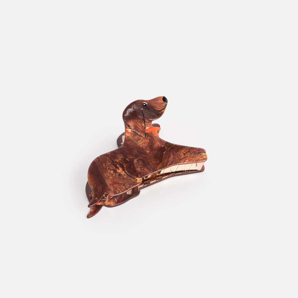 Dachshund Sausage Dog Hair Claw - Image 3