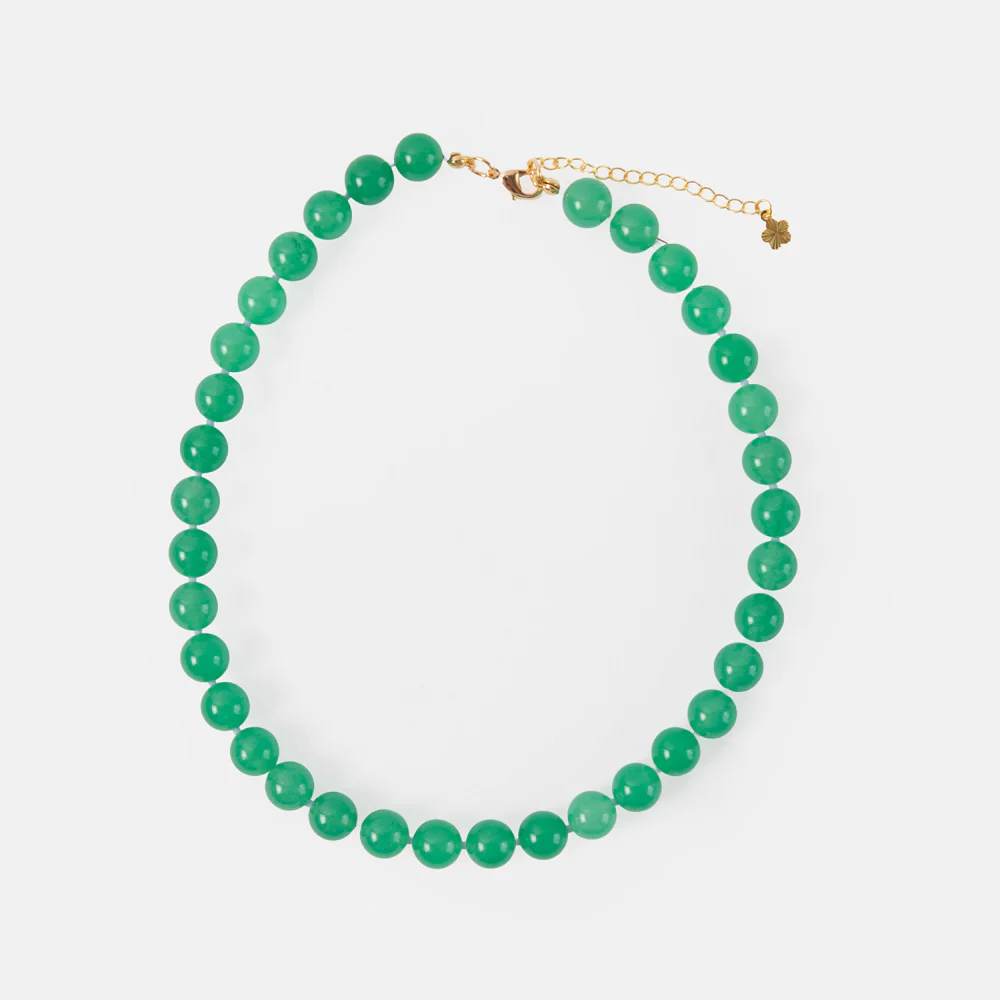 Green Beaded Necklace