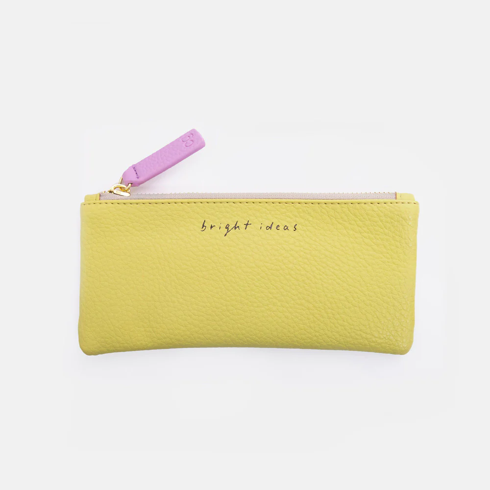 Green 'Bright Ideas' Pencil Case