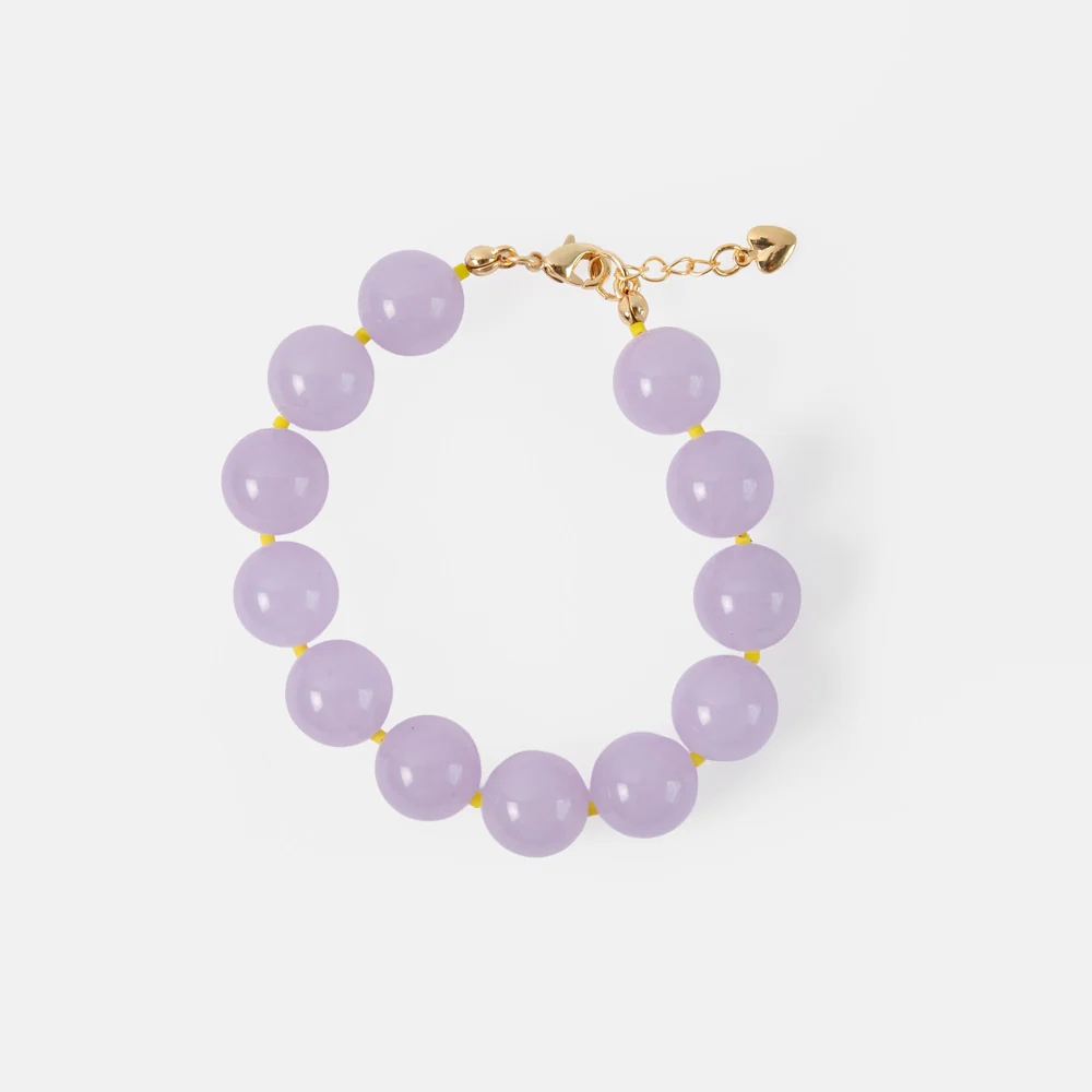 Lilac Beaded Bracelet