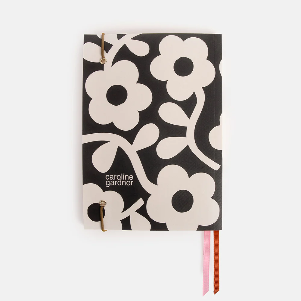 Mono Floral A5 Soft Cover Notebook - Image 4