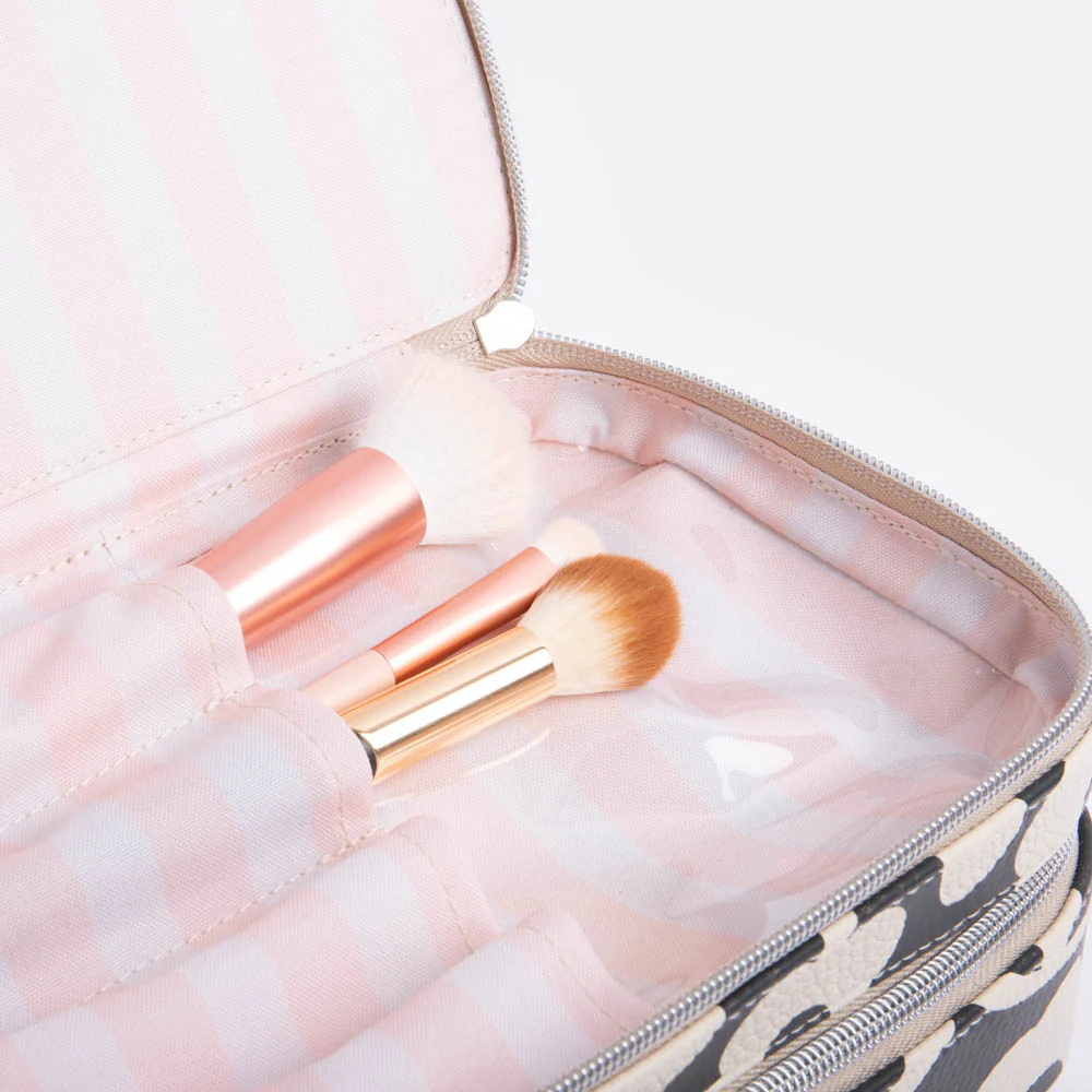 Mono Floral Make Up Case - Image 3