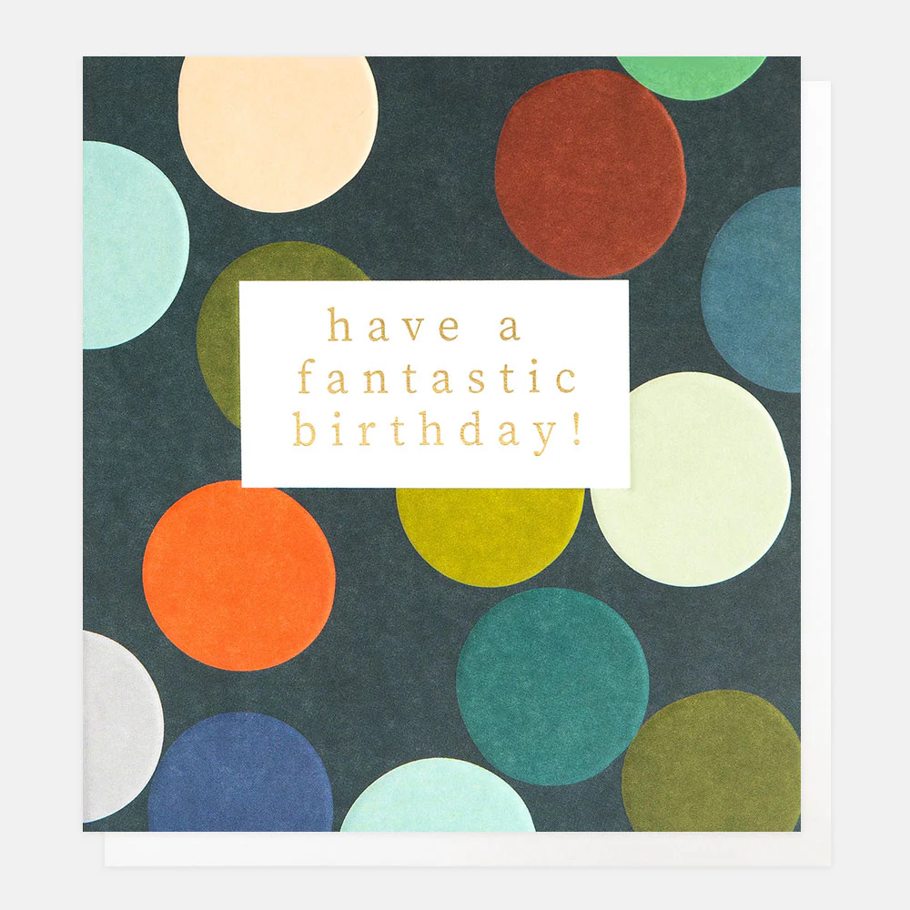 Multi Spot Fantastic Birthday Card