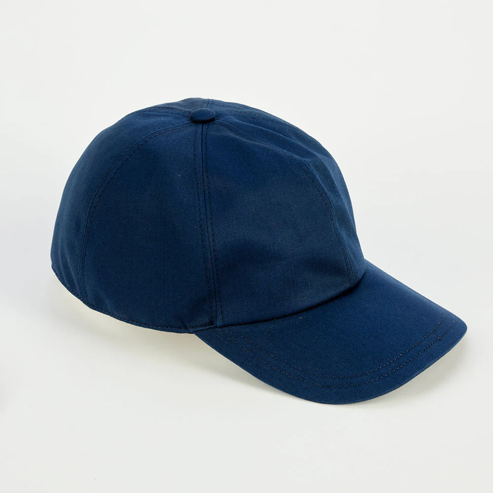 Navy Cotton Baseball Cap