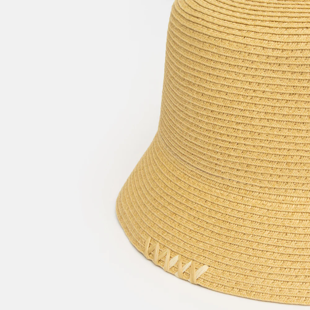 Paper Straw Bucket Hat - Image 2