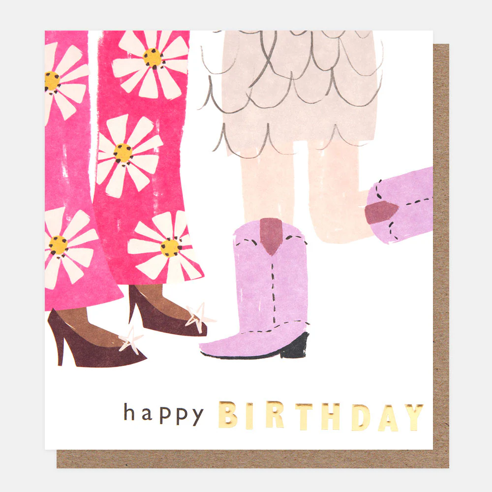 Party Friends Happy Birthday Card