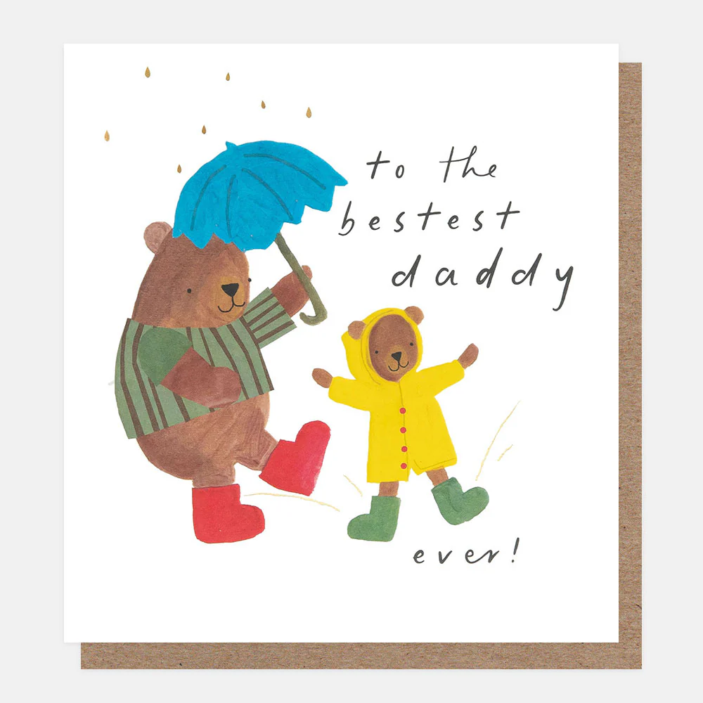 Playing Bears Best Daddy Ever Card