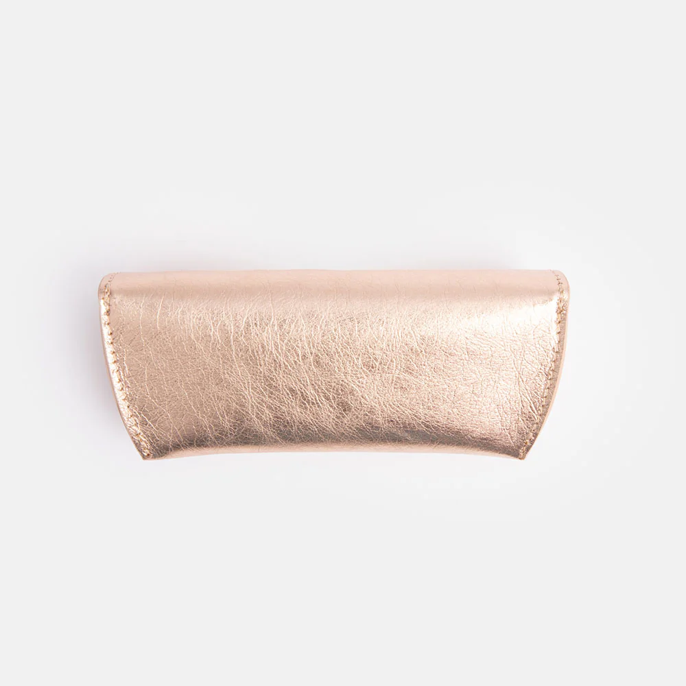 Rose Gold Flap Glasses Case - Image 4