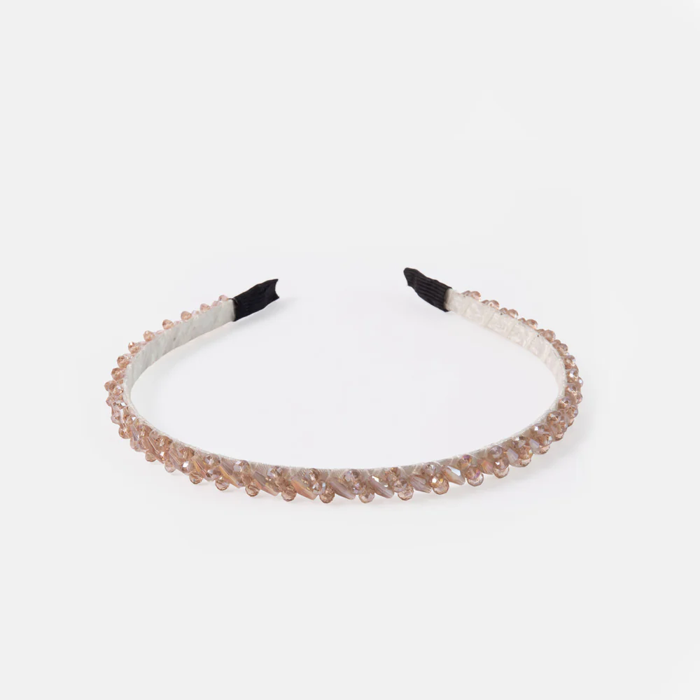 Silver Crystals Headband