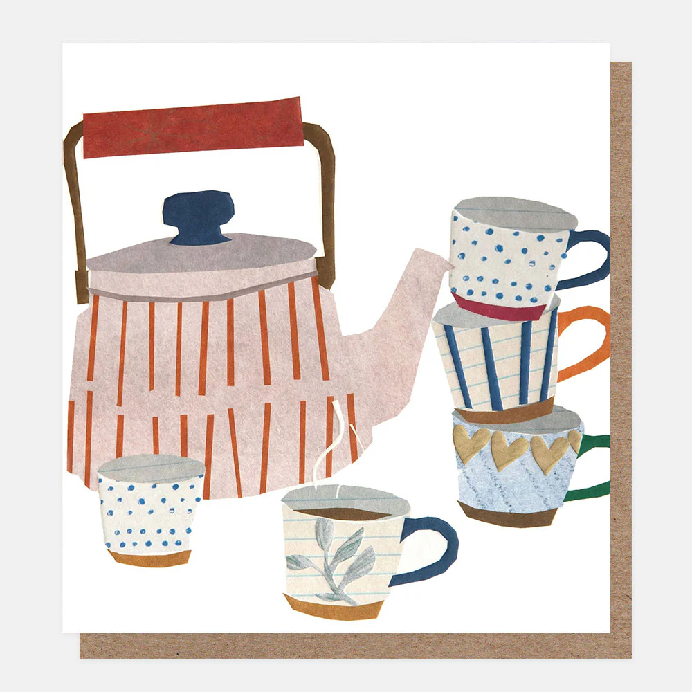 Teapot & Mugs Everyday Card
